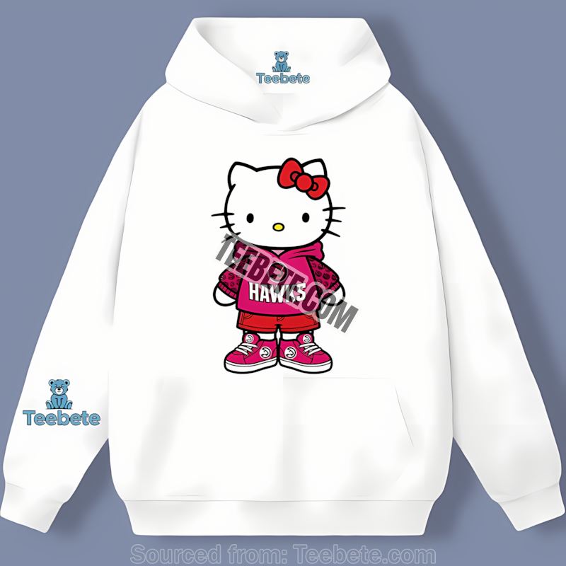Atlanta Hawks Hello Kitty Fan Color Hoodie Atlanta Hawks Hello Kitty Fan Color Hoodie