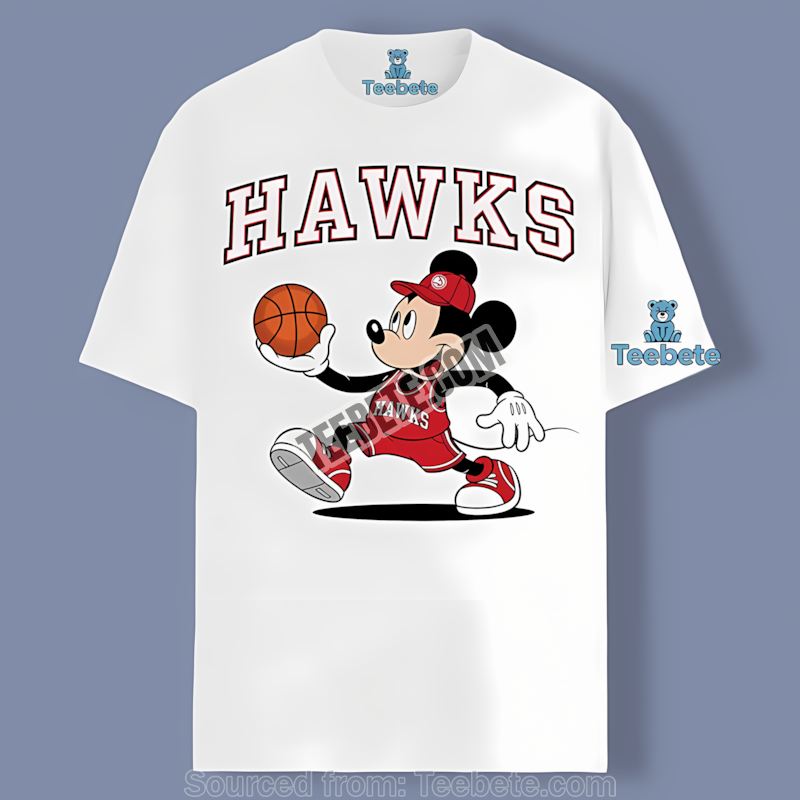 Atlanta Hawks Mickey Quarterback Basketball Shirt