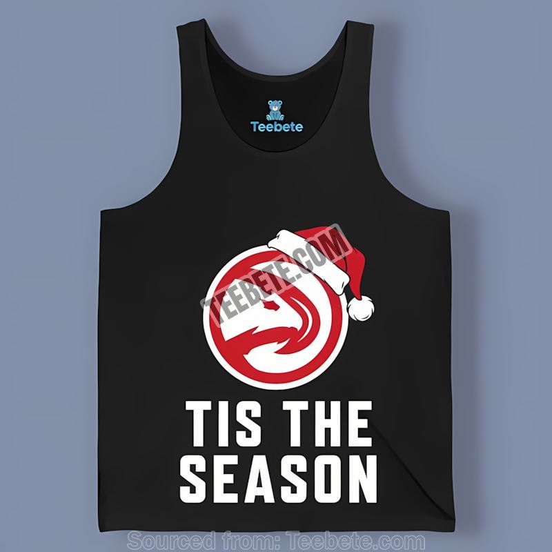 Atlanta Hawks Tis The Season Christmas Retro Tanktop Atlanta Hawks Tis The Season Christmas Retro Tanktop