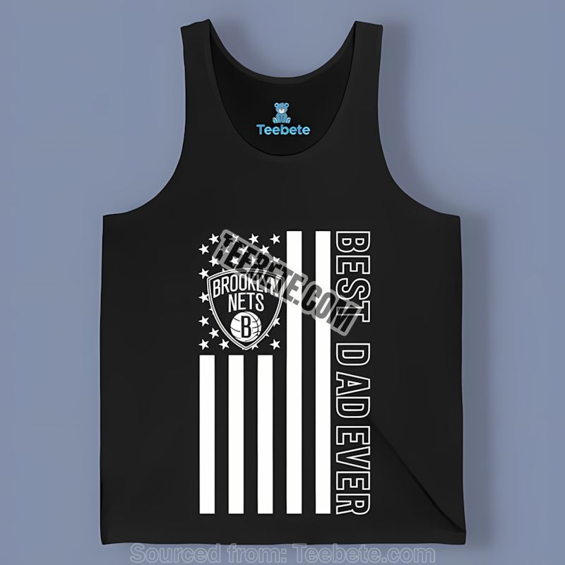 Brooklyn Nets Best Dad Ever American Flag Vintage Tanktop Brooklyn Nets Best Dad Ever American Flag Vintage Tanktop