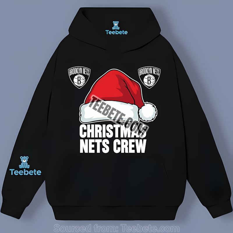 Brooklyn Nets Christmas Nets Crew Unisex Hoodie Brooklyn Nets Christmas Nets Crew Unisex Hoodie