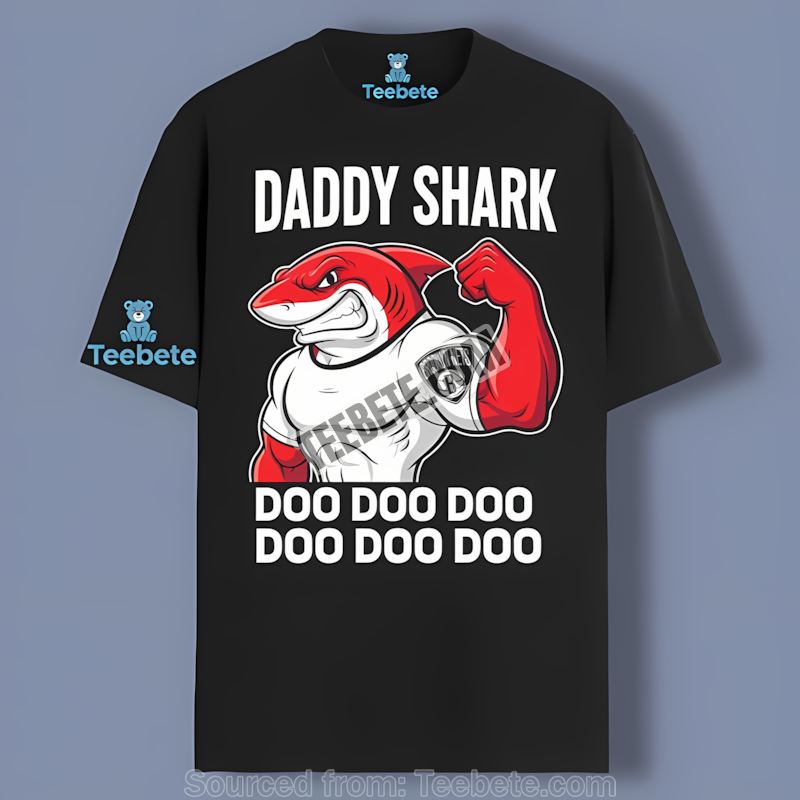 Brooklyn Nets Daddy Shark Graphic Shirt