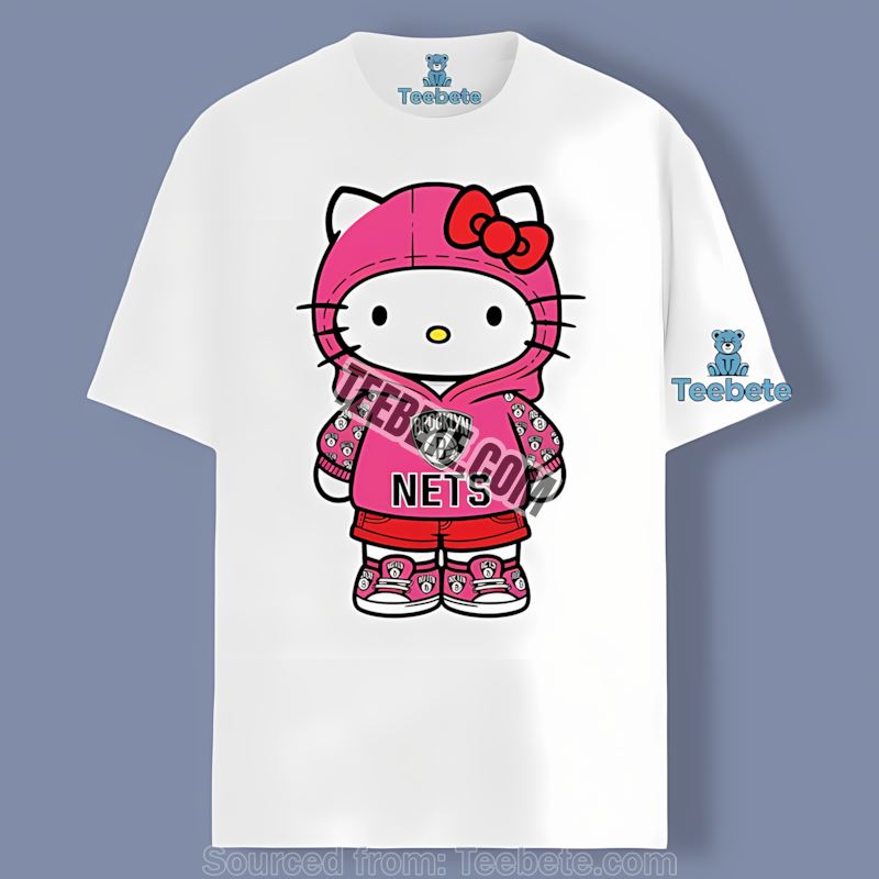 Brooklyn Nets Heart Go Red Go Gold Graphic Shirt