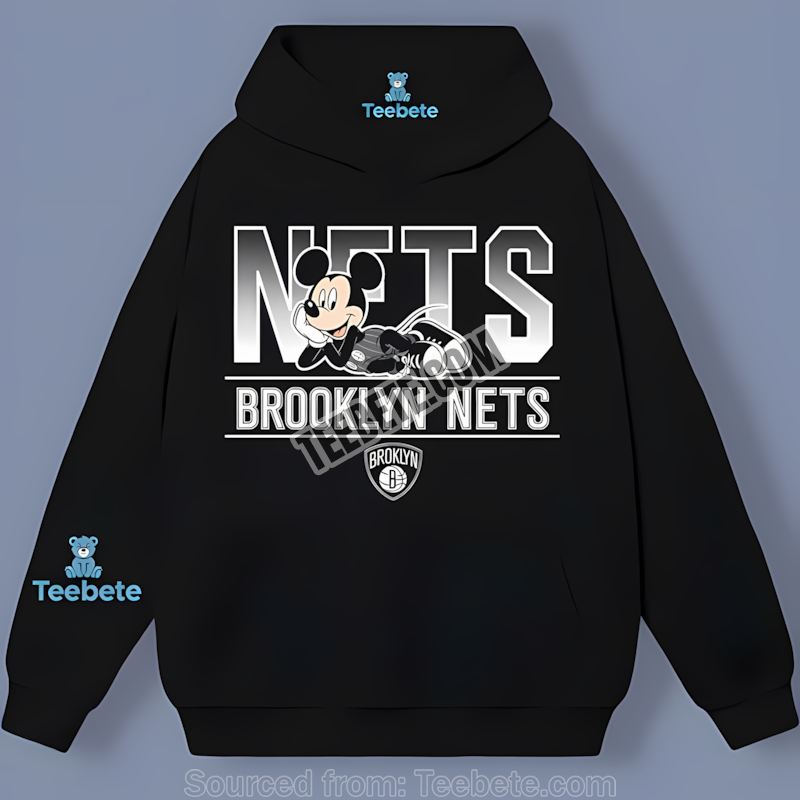 Brooklyn Nets Mickey Mouse Relaxed Style Hoodie Brooklyn Nets Mickey Mouse Relaxed Style Hoodie