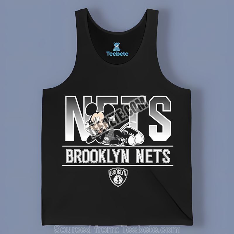 Brooklyn Nets Mickey Mouse Relaxed Style Tanktop Brooklyn Nets Mickey Mouse Relaxed Style Tanktop