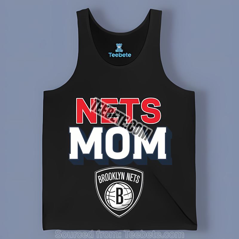 Brooklyn Nets Mom Color Graphic Tanktop Brooklyn Nets Mom Color Graphic Tanktop