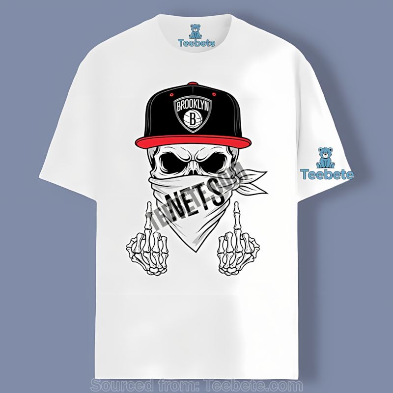 Brooklyn Nets Skull Assuming I Am Just An Old Man Shirt