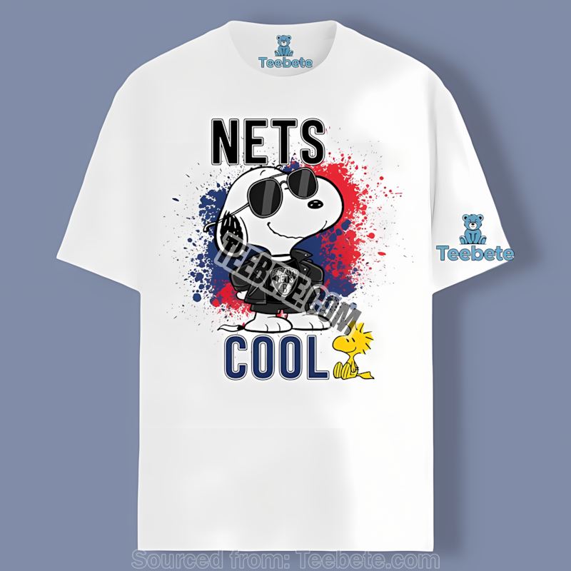 Brooklyn Nets Snoopy Cool Fan Sports Shirt