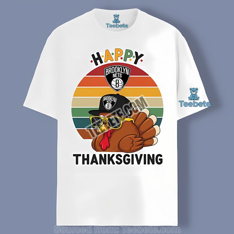 Brooklyn Nets Thanksgiving Turkey Graphic Shirt