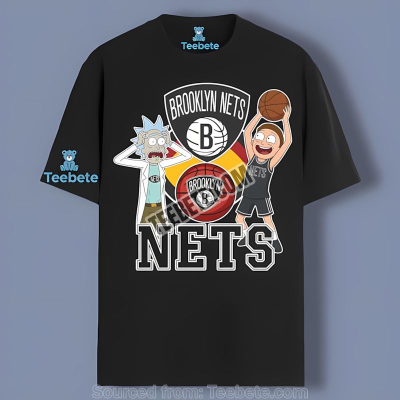 Brooklyn Nets Vs Rick And Morty Sports Shirt