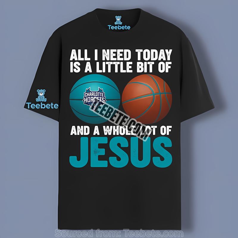 Charlotte Hornets Basketball And Jesus Faith Sports Shirt