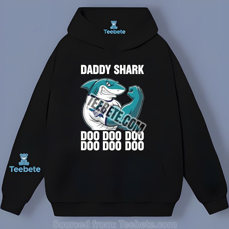 Charlotte Hornets Daddy Shark Fun Song Theme Hoodie Charlotte Hornets Daddy Shark Fun Song Theme Hoodie