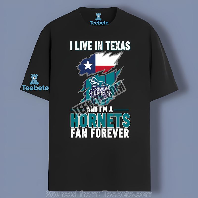 Charlotte Hornets Forever Texas Fan Pride Shirt