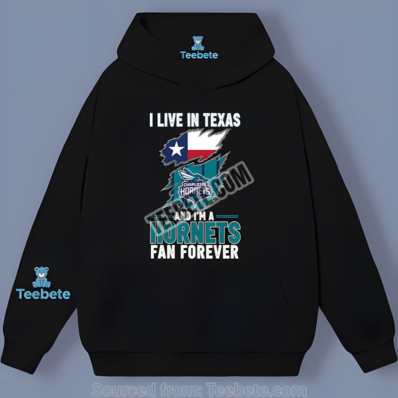 Charlotte Hornets Forever Texas Fan Pride Hoodie Charlotte Hornets Forever Texas Fan Pride Hoodie