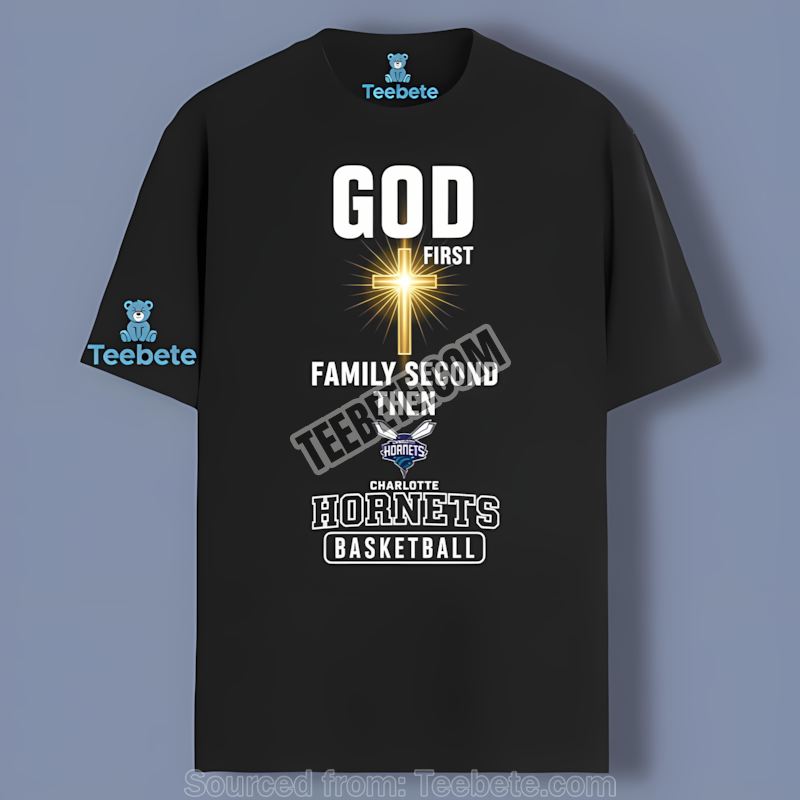 Charlotte Hornets God Family Basketball Faith Shirt