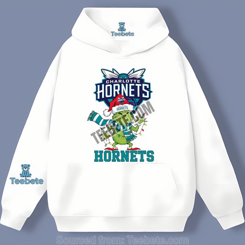 Charlotte Hornets Grinch Christmas Mischief Holiday Hoodie Charlotte Hornets Grinch Christmas Mischief Holiday Hoodie