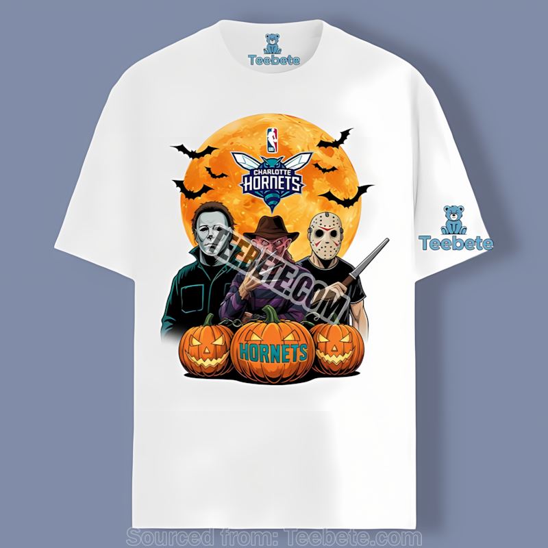 Charlotte Hornets Halloween Jason Freddy Myers Unisex Shirt