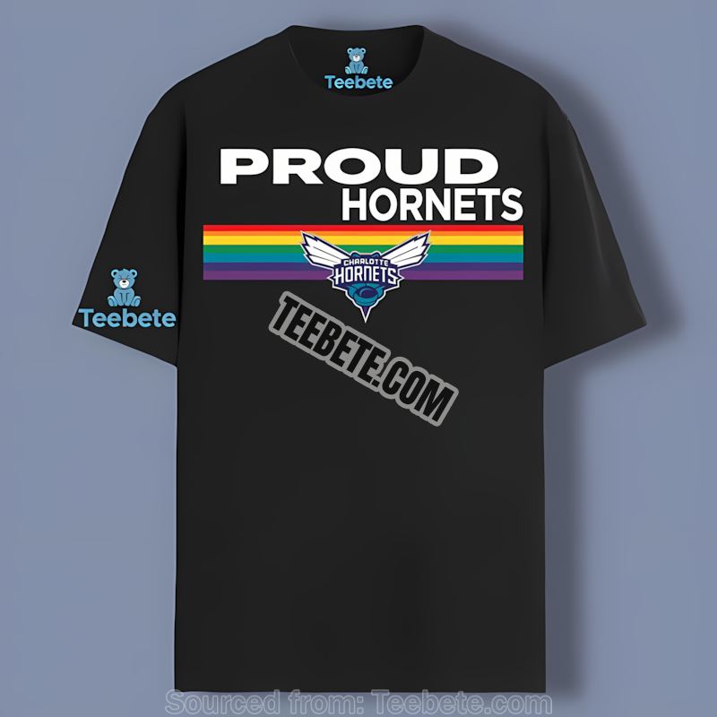 Charlotte Hornets LGBT Pride Rainbow Spirit Shirt