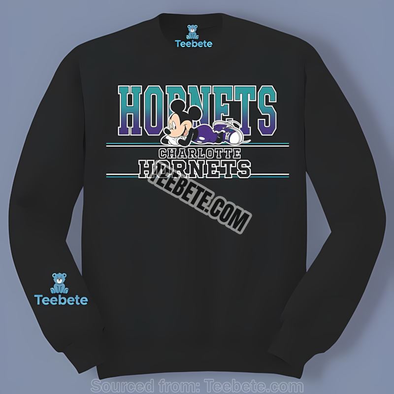 Charlotte Hornets Mickey Mouse Chill Vibes Unisex Long Sleeve Charlotte Hornets Mickey Mouse Chill Vibes Unisex Long Sleeve