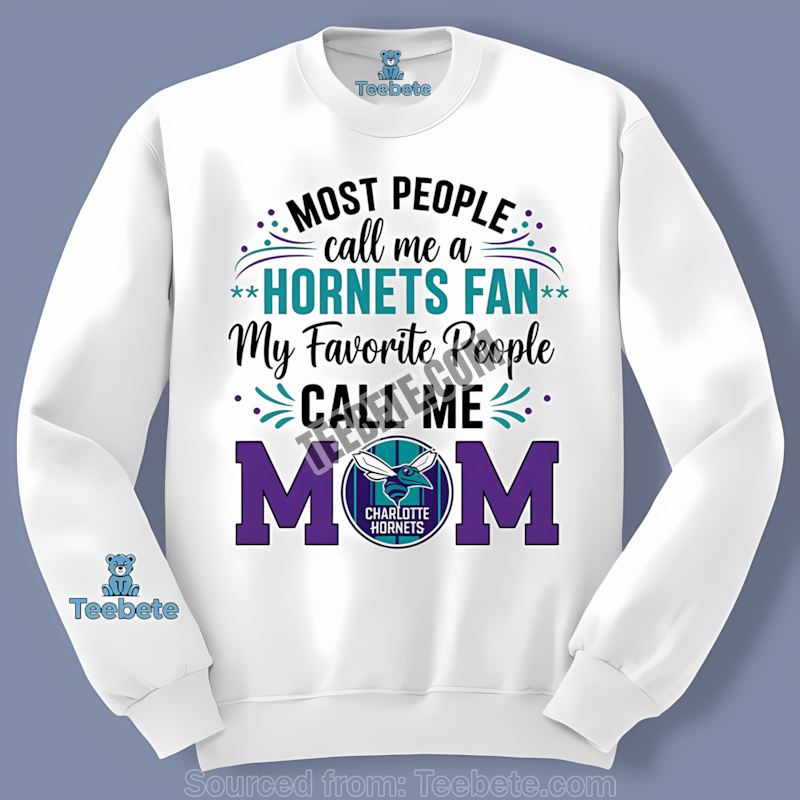 Charlotte Hornets Mom Favorite People Heart Long Sleeve Charlotte Hornets Mom Favorite People Heart Long Sleeve