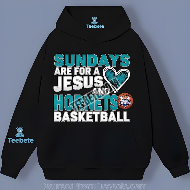 Charlotte Hornets Sundays With Jesus And Hoops Hoodie Charlotte Hornets Sundays With Jesus And Hoops Hoodie
