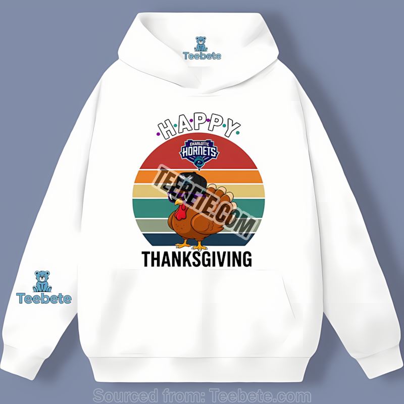 Charlotte Hornets Thanksgiving Bird Game Day Hoodie Charlotte Hornets Thanksgiving Bird Game Day Hoodie