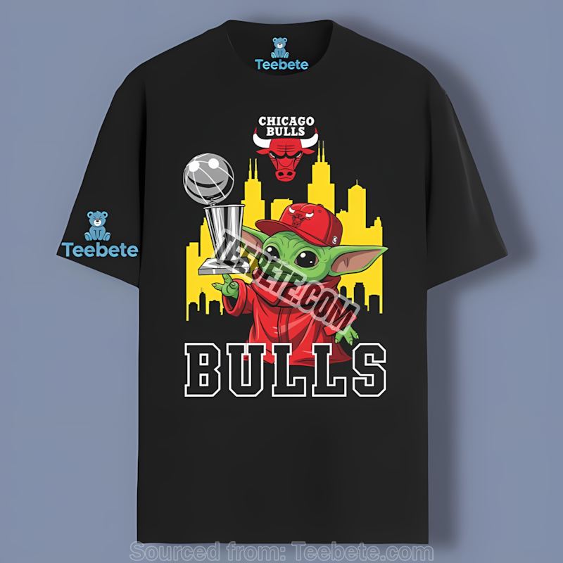 Chicago Bulls Baby Yoda World Series Basketball Vintage Shirt