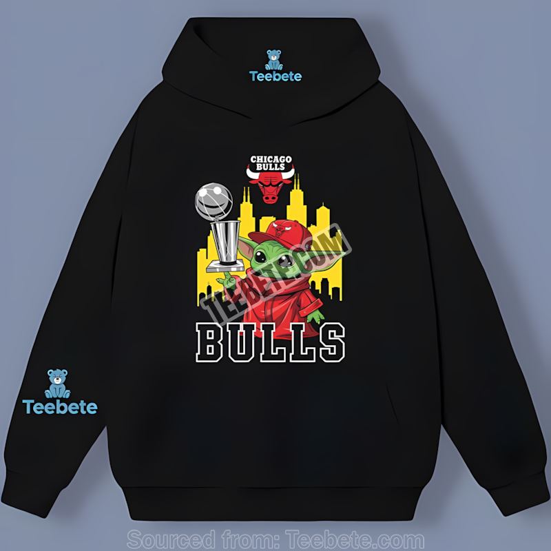 Chicago Bulls Baby Yoda World Series Basketball Vintage Hoodie Chicago Bulls Baby Yoda World Series Basketball Vintage Hoodie