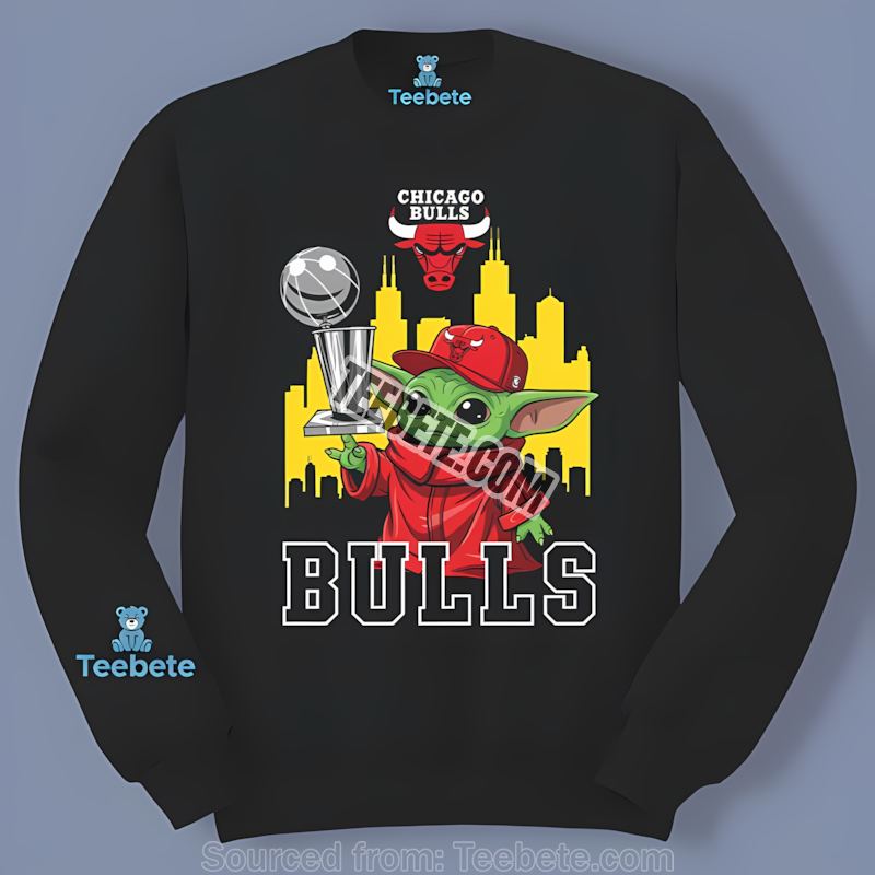 Chicago Bulls Baby Yoda World Series Basketball Vintage Long Sleeve Chicago Bulls Baby Yoda World Series Basketball Vintage Long Sleeve