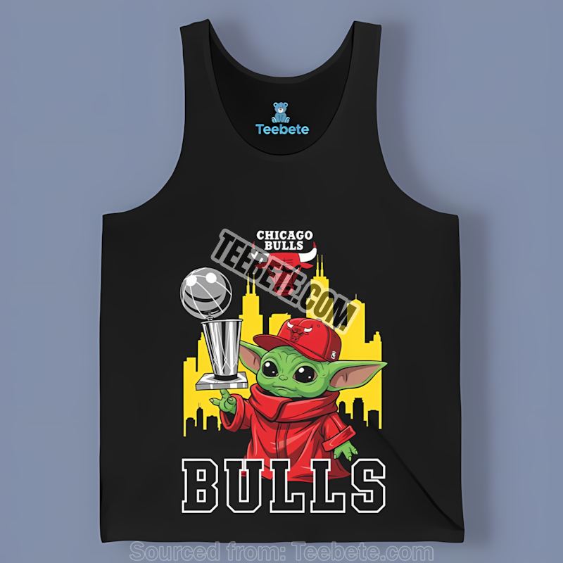 Chicago Bulls Baby Yoda World Series Basketball Vintage Tanktop Chicago Bulls Baby Yoda World Series Basketball Vintage Tanktop