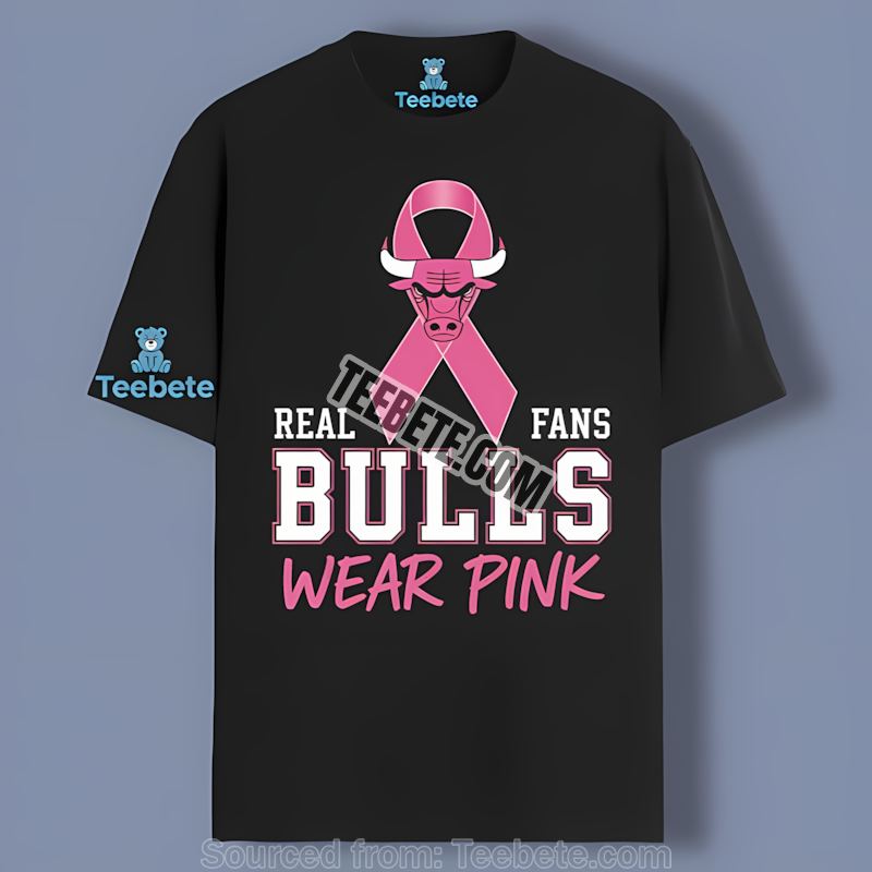 Chicago Bulls Breast Cancer Fans Wear Pink Awareness Shirt