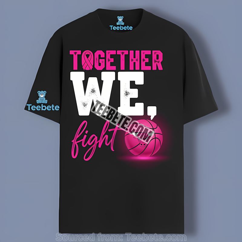 Chicago Bulls Breast Cancer Fight Together Cotton Shirt