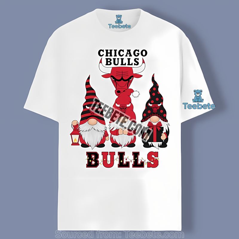 Chicago Bulls Christmas Gnomes Holiday Spirit Shirt
