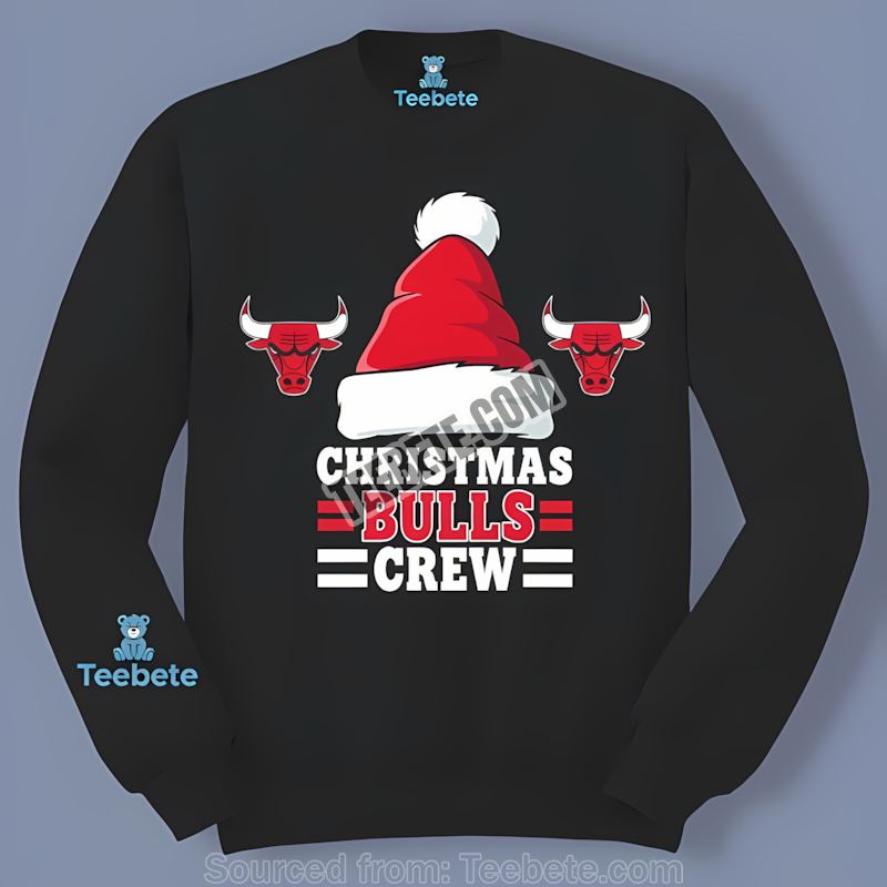 Chicago Bulls Crew Christmas Spirit Vintage Long Sleeve Chicago Bulls Crew Christmas Spirit Vintage Long Sleeve
