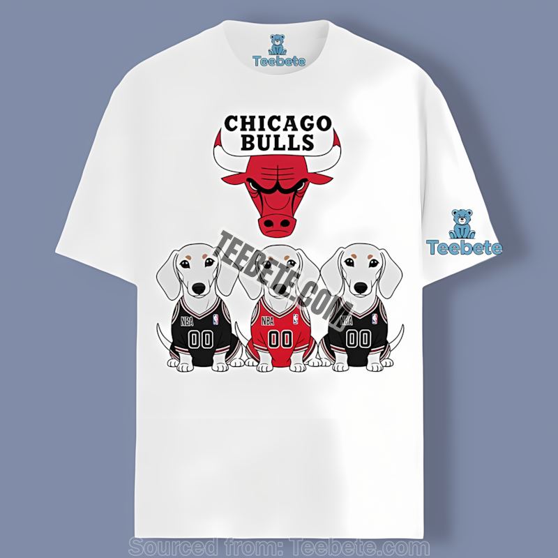Chicago Bulls Dachshund Dog Lover Fan Shirt