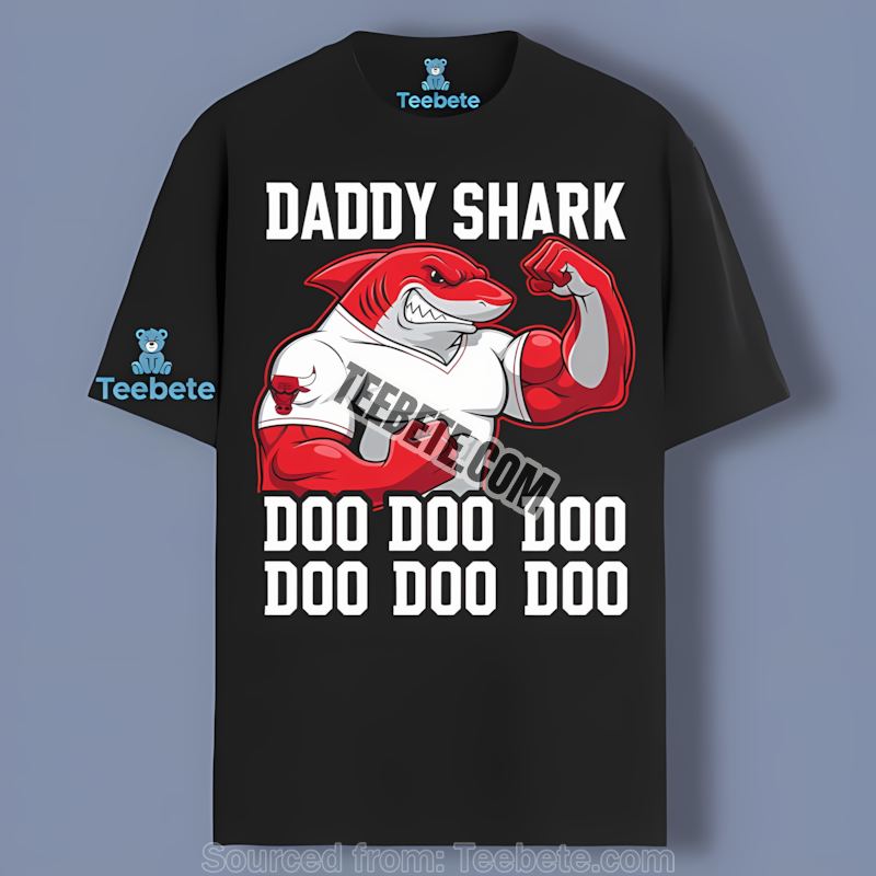 Chicago Bulls Daddy Shark Doo Doo Vintage Shirt