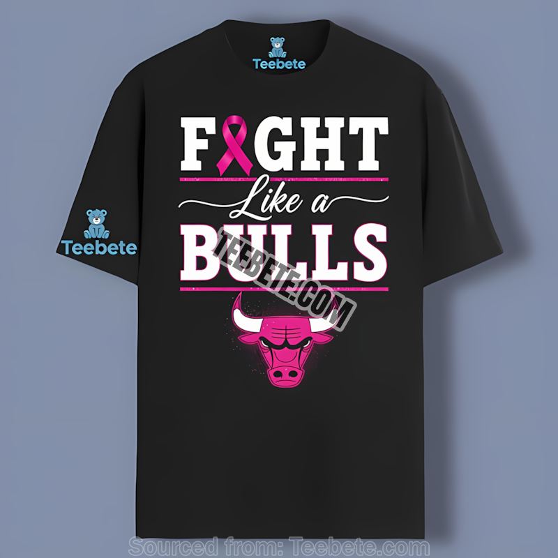 Chicago Bulls Fight Like A Warrior Breast Cancer Shirt