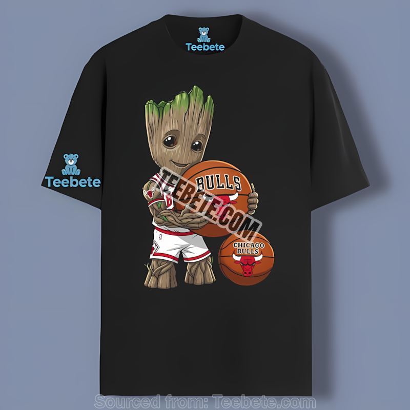 Chicago Bulls Groot Powers Up Basketball Shirt