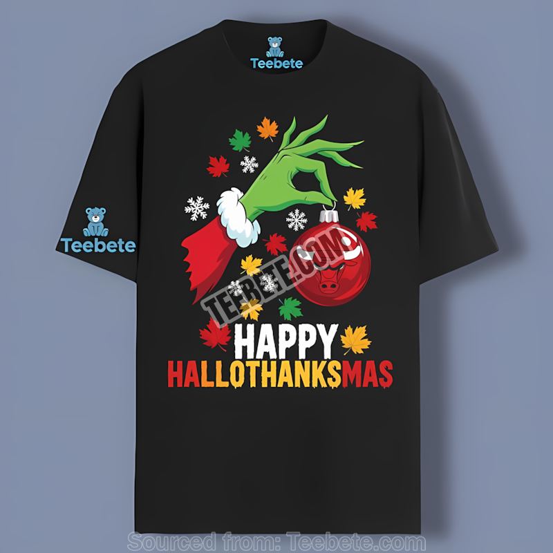 Chicago Bulls Grinch Steals Christmas Cotton Shirt Chicago Bulls Grinch Steals Christmas Cotton Shirt