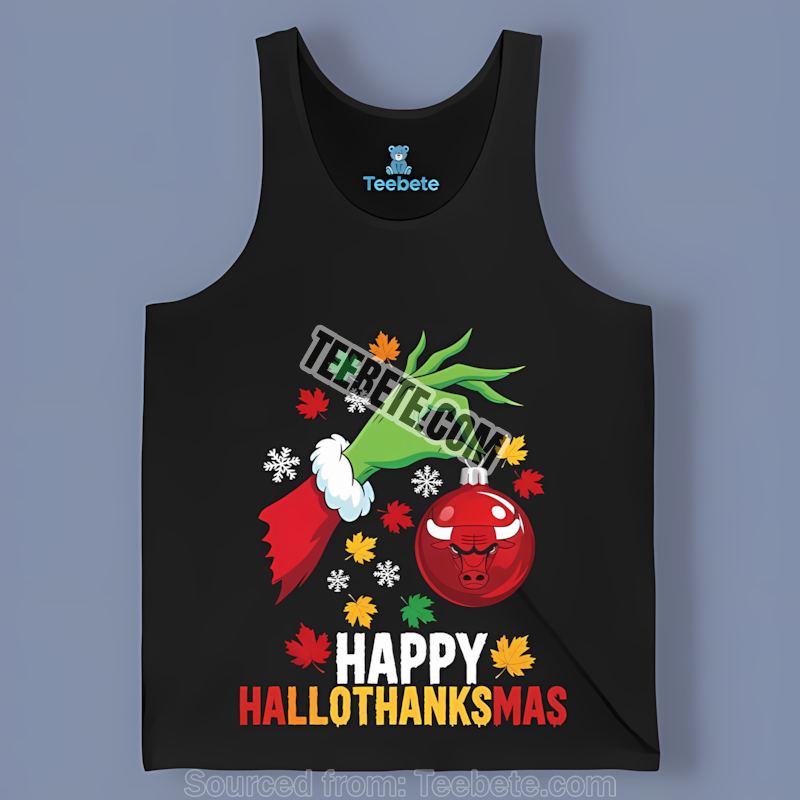 Chicago Bulls Hallothanksmas Bulls Spirit Vintage Tanktop Chicago Bulls Hallothanksmas Bulls Spirit Vintage Tanktop