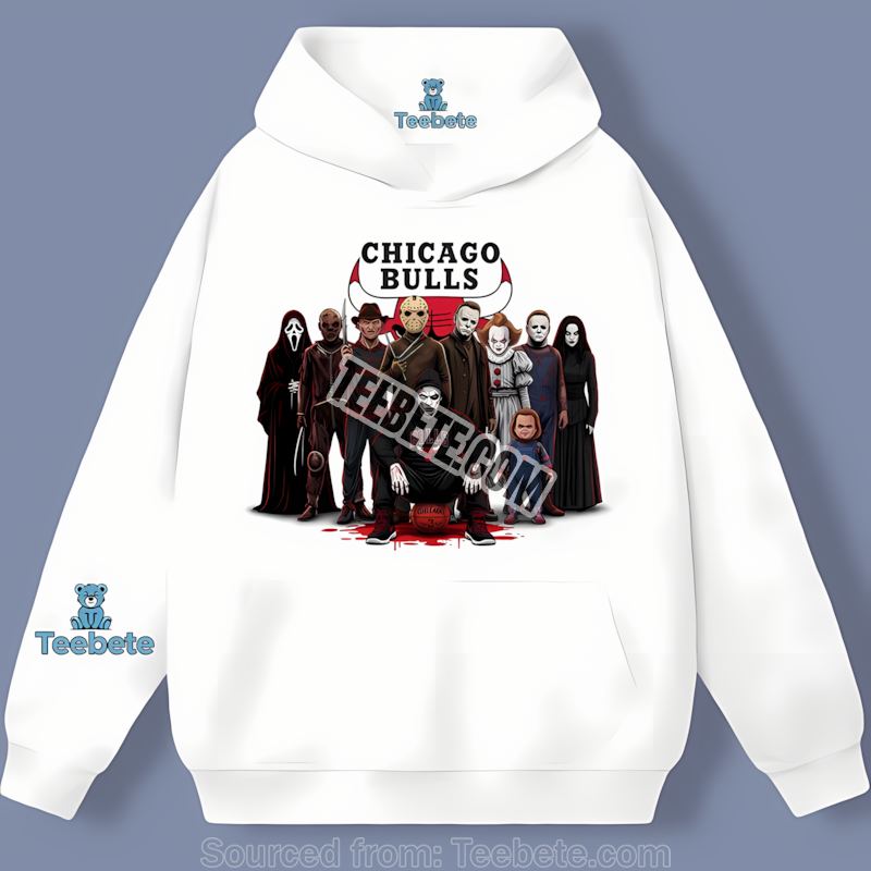 Chicago Bulls Halloween Horror Legends Color Hoodie Chicago Bulls Halloween Horror Legends Color Hoodie
