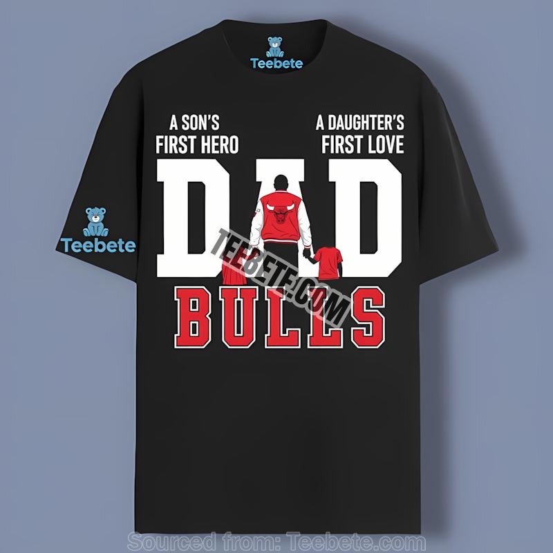 Chicago Bulls Hero Dad Fathers Day Vintage Shirt