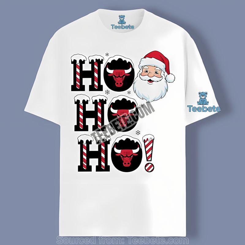 Chicago Bulls Ho Ho Ho Santa Is Coming Shirt