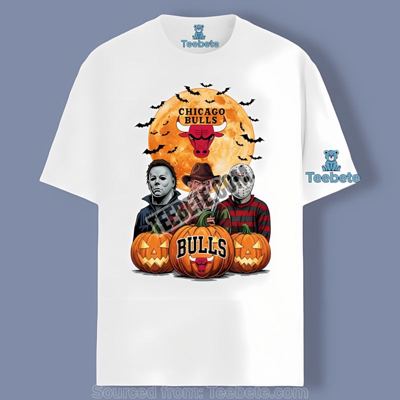 Chicago Bulls Jason Myers Freddy Scare Night Retro Shirt