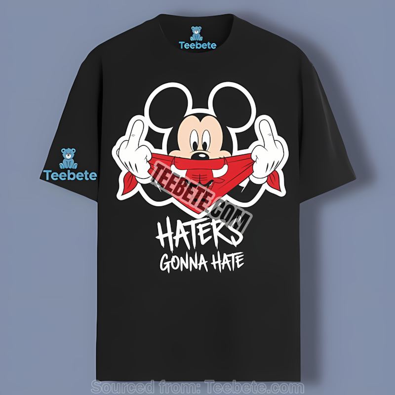 Chicago Bulls Mickey Says Haters Gonna Hate Shirt