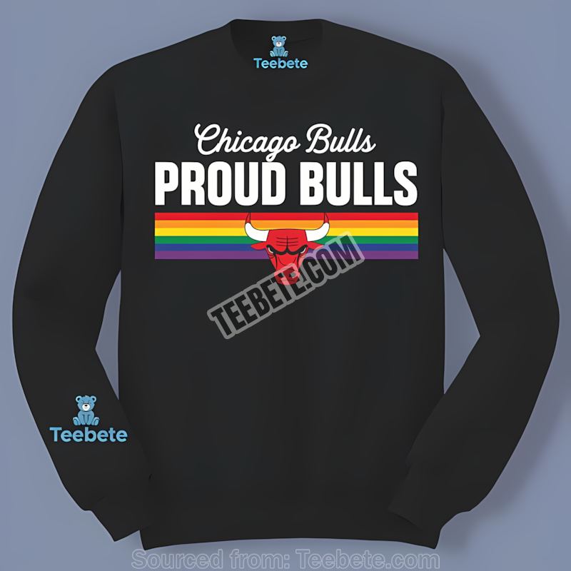 Chicago Bulls Pride Colors Love Wins Adults Long Sleeve Chicago Bulls Pride Colors Love Wins Adults Long Sleeve