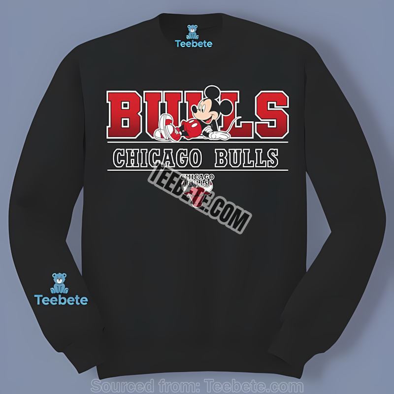 Chicago Bulls Relax Mode Mickey Vintage Long Sleeve Chicago Bulls Relax Mode Mickey Vintage Long Sleeve
