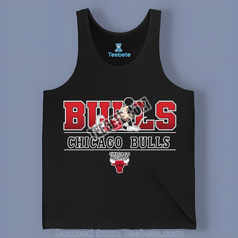 Chicago Bulls Relax Mode Mickey Vintage Tanktop Chicago Bulls Relax Mode Mickey Vintage Tanktop