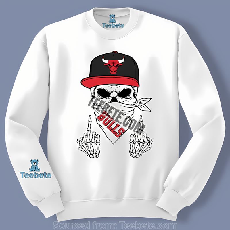 Chicago Bulls Skull Bandana Grit Classic Long Sleeve Chicago Bulls Skull Bandana Grit Classic Long Sleeve