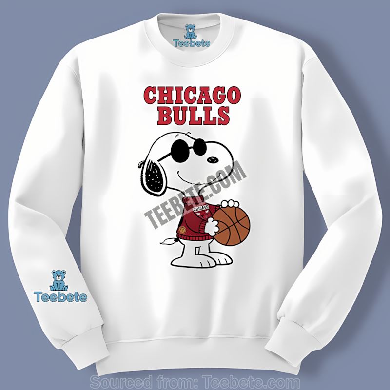 Chicago Bulls Snoopy Matchup Game Day Regular Long Sleeve Chicago Bulls Snoopy Matchup Game Day Regular Long Sleeve
